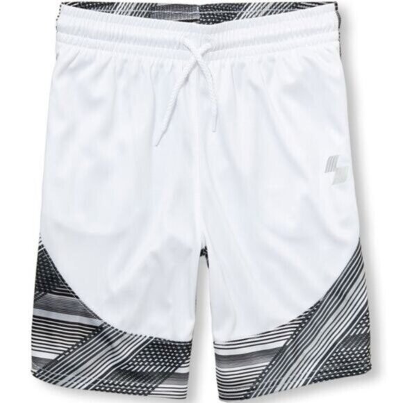 Boys Childrens Place Boy XXL16 Sport Colorblock Back AllPrinted Shorts - Picture 1 of 7